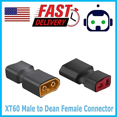 RC XT60 Male To Deans Plug Female T Connector Adapter Car Plane Lipo Battery HI • $4.99