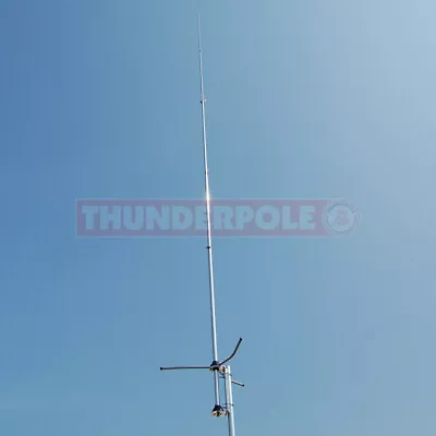 £52.99 • Buy Thunderpole 1/2 Hi Gain Wave | CB Radio Aerial Silver Rod Type Home Base Antenna