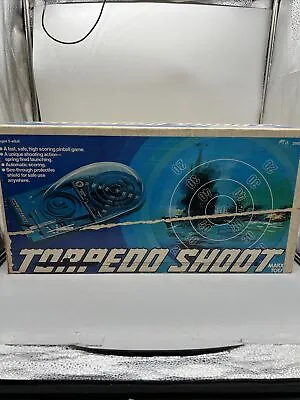 Vintage Marx Toys Playset Torpedo Shoot 2502 Table Top Game Pinball W Box • $29.99