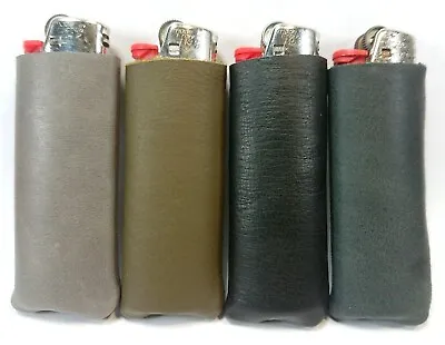New Leather Lighter Case / Cover  Fits Regular BiC  • $12.50