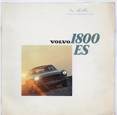 Volvo 1800 ES 1972-73 UK Market Sales Brochure P1800 • $74.60