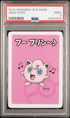 $10 • Buy Pokemon Center Japan Exclusive 2019 Old Maid - JIGGLYPUFF - PSA 9 MINT