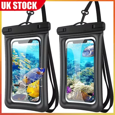 Waterproof Phone Case Dry Bags Pouch For IPhone SE Plus X Xr Xs 11 12 13 Pro Max • £11.89