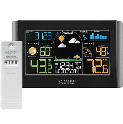 LA Crosse Technology Wireless Color Weather Station With Sensor CA76669 ✅✅✅✅✅✅✅✅ • $46.98