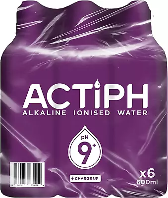 £7.13 • Buy Alkaline Ionised Spring Water PH9+ (6x 600ml) Purified With Electrolytes... 