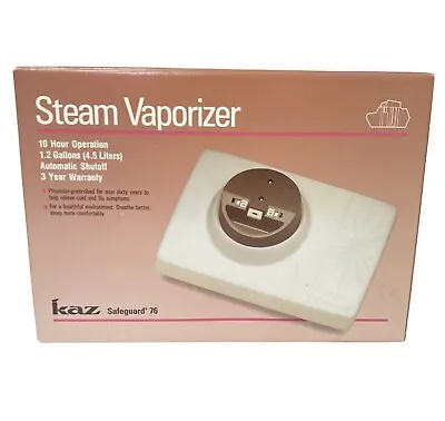 Kaz Safeguard 76 Steam Vaporizer Colds Flu 1.2 Gallons Auto Shut Off NEW SEALED • $44.99