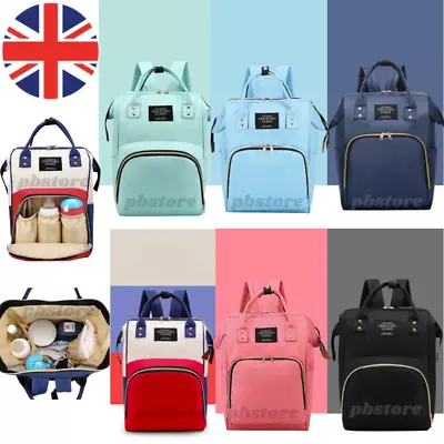 £11.89 • Buy Mummy Baby Nappy Diaper Bag Backpack Mom Travel Bag 