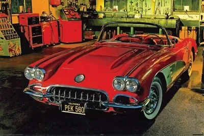 CORVETTE POSTER Classic Chevy Chevrolet RARE HOT NEW 24x36  • $15.68