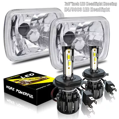 Pair 7X6 LED Headlight Sealed Beam Hi/Low For Mack RD CH SFA MS300P CH600 CS200P • $118.99