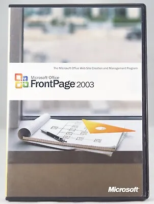 Microsoft Office FrontPage 2003 Upgrade Software CD Windows & Product Key • $29.99