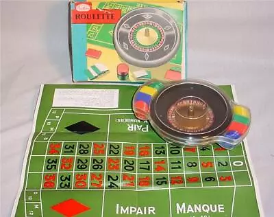 Vintage Crestline Miniature Roulette Wheel Game • $34.99