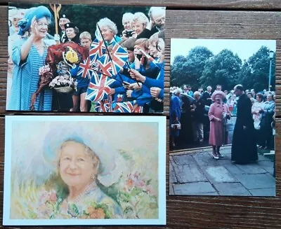 Set Of 5 Royalty Postcards - Queen Mother • £4.90