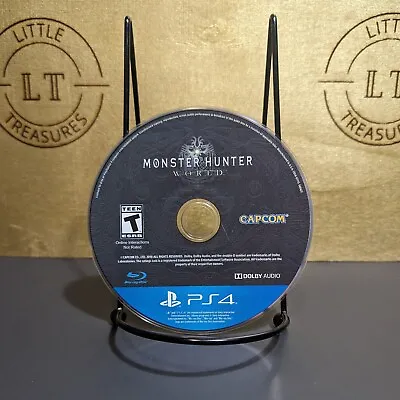 Monster Hunter World - PS4 - Tested - Disc Only - Free Shipping! • $9.99