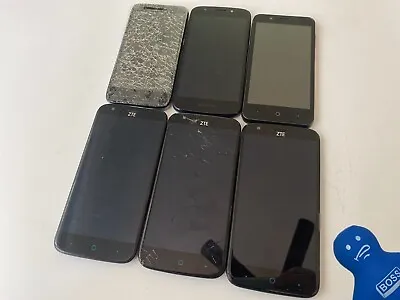 LOT Of 10 ZTE Motorola Mixed Smartphone Black AS-IS • $5.99