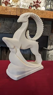 Vintage Royal Haeger Gazelle Sculpture Statue 19  Tall Made In USA Textured • $80