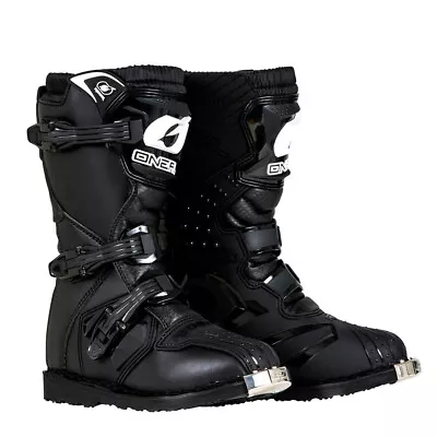 O'Neal 2024 Kids Rider Motocross Offroad Boots Black • $116.99