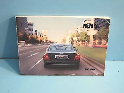 02 2002 Volvo S80 Owners Manual • $9