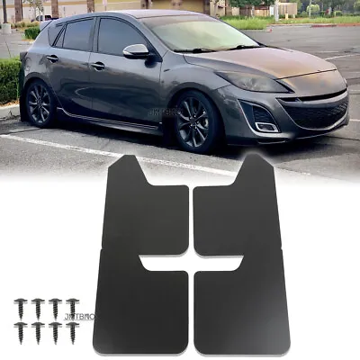 4x Mud Flaps Splash Guard Front Rear Mudguards For Mazdaspeed 3 & Mazda 3 Sport  • $31.06