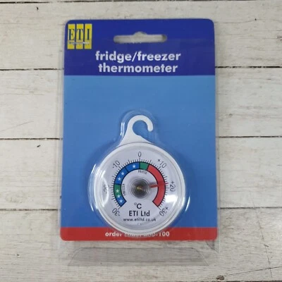 £4.95 • Buy Dial Fridge/Freezer Thermometer/Kitchen Appliance - With Hanging Hook Must Have
