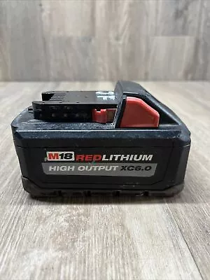 Milwaukee M18 RedLithium High Output XC6.0 Battery Pack - Black (48-11-1865) • $59.99