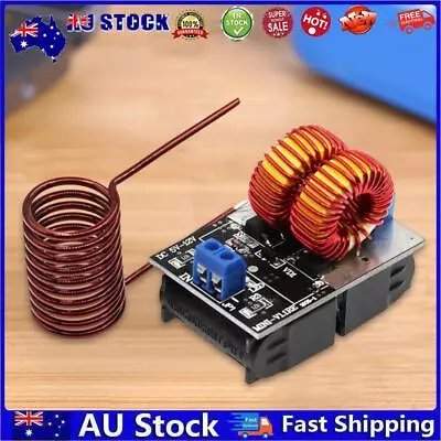 AU 120W Mini ZVS Induction Heating Board DC 5-12.0V Input Voltage Heating Driver • $11.22