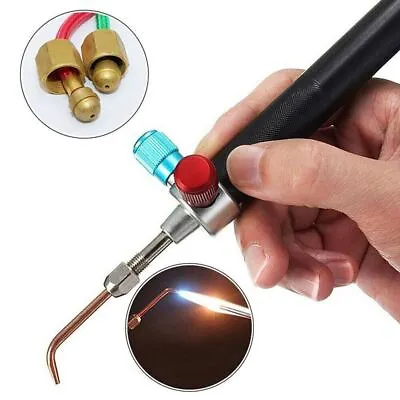 Jewelry Jewelers Gas Torch Kit W/ 5 Tips Welding Soldering Micro Cutting Tools • $24.99