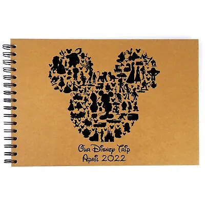 Personalised Disney Mouse A3/A4/A5/Square Scrapbook Card Photo Album Memory • £8.99