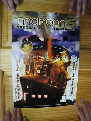 Maroon 5 Poster Fillmore The Thrills Simon Dawes Five May 5 6 2005 • $149.99