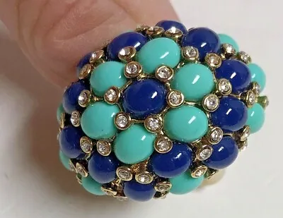 $18 • Buy STELLA & DOT Blue & Turquoise Ring