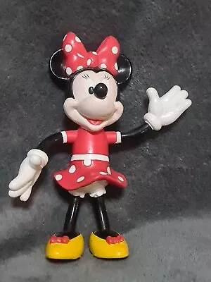 Euro Disney Minnie Mouse Posable Bendy Figure Toy Collector BP100 15cm  • £9.95