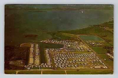 Palmetto FL-Florida Tropic Isles Mobile Home Park Aerial View Vintage Postcard • $11.99