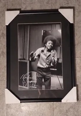 Michael Jackson Poster Picture Framed Picture 18 X 24 • $15