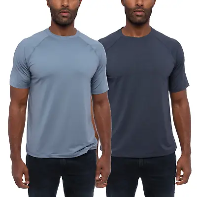 Glacier Performance Men’s Shirt 2-pack WRINKLE Free 4-Way Stretch Everday Tee • $20.99