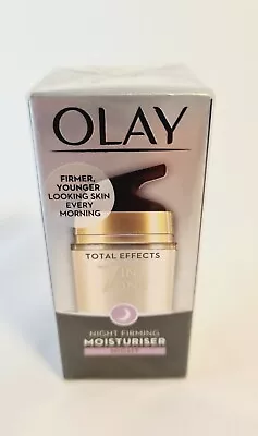 Olay Total Effects 7 In One Night Firming Skin Facial Moisturiser Anti Age 15ml • £10.88