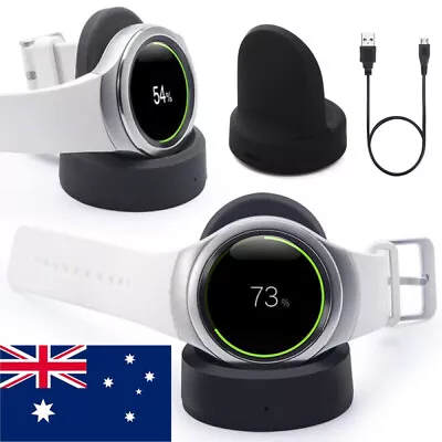 Sport Smart Watch Wireless Charging Dock Charger For Samsung Galaxy Gear S2 S3 • $11.99