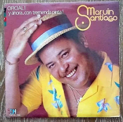 MARVIN SANTIAGO Oficial Y Ahora Con Tremenda Pinta 1986 TH LP Latin Salsa Sealed • $29