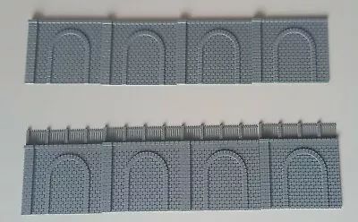 4 X N Gauge Model Railway Retaining Brick Walls Railway Arches • £7.95