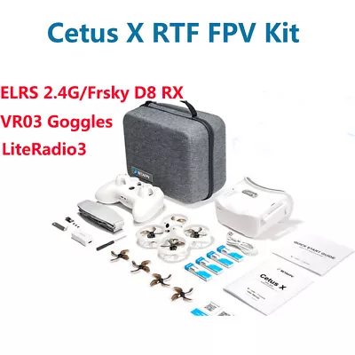 BETAFPV Cetus X FPV Kit 1S 800TVL Brushless FPV Drone BNF/ RTF LiteRadio 3 Radio • $166.65