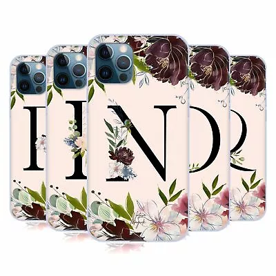 NATURE MAGICK ROSE GOLD FLOWERS MONOGRAM 2 GEL CASE FOR APPLE IPHONE PHONES • $19.95