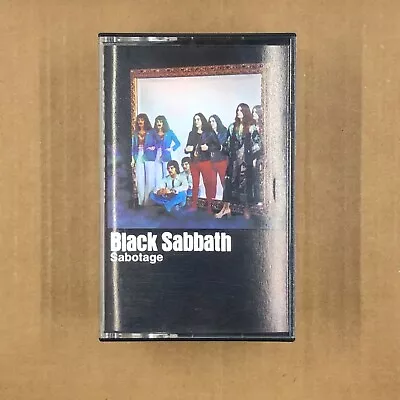 BLACK SABBATH Cassette Tape SABOTAGE Rock Metal OZZY Rare VTG • $14.99