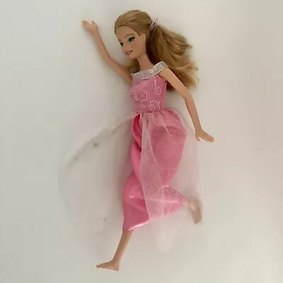 Vintage Barbie In Pink Dress Mattel 1999 Movable Legs & Knees  • $15