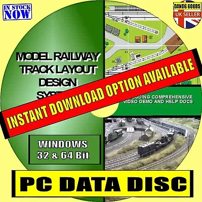 Model Railway Track Layout Step By Step Design Cad Software & Instructions Pc Cd • £5.59