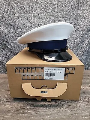 Blank Hat For Captain's Hat Skipper's Hat Yachting Hat Merchant Hat • $60.97