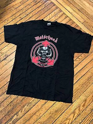 Vintage 2000s Motörhead Rock Band Tee Shirt Black Size XL Mens Punk • $3.61