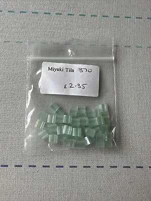 Miyuki Tila Beads 370 Pale Green • £2.35
