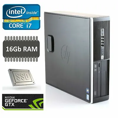 $899 • Buy Intel I7 3.40Ghz Gaming PC 16GB RAM 240GB SSD NVIDIA GTX 1650 4GB Win 10 Wifi