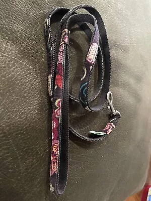 Vera Bradley-Mod Floral Pink (retired) Pinks And Browns Small Dog/Pet Leash.  • $10.99