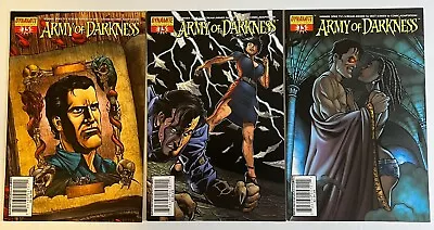 Army Of Darkness #13 2006 Dynamite 1st Meeting Of Ash & Marvel Zombies Lot Of 3 • $14
