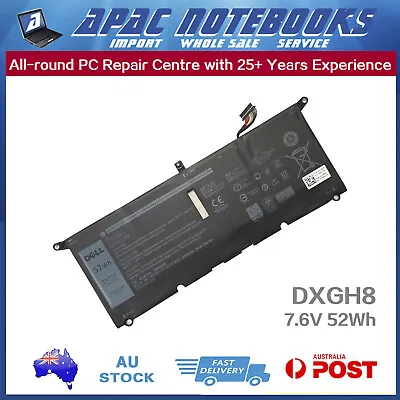 Genuine DXGH8 Battery For XPS 13 9370 9380 7390 9305 Latitude 3301 7.6V 52Wh • $81.70