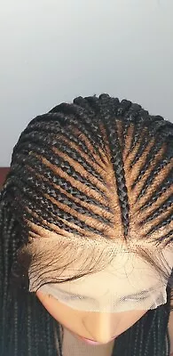 £70 • Buy Braided Wig, Frontal Braided  Cornrows Wig. 